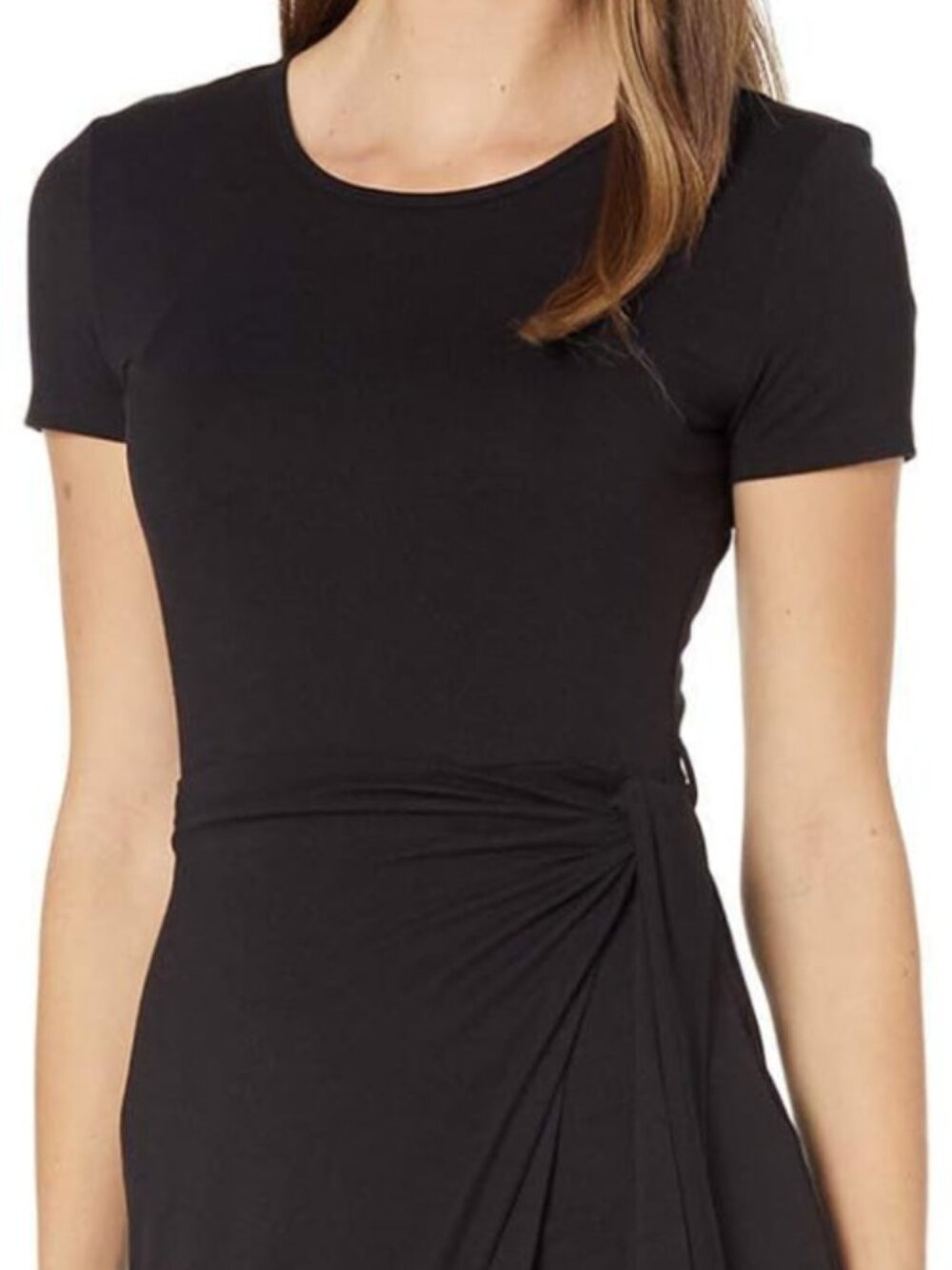 New Calvin Klein Womens Short Sleeve Sheath with Wrap Skirt - Size 12